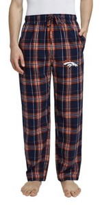 New Nwt Denver Broncos Flannel Pajamas Pants Pjs Men S Size Xl X Large Ebay