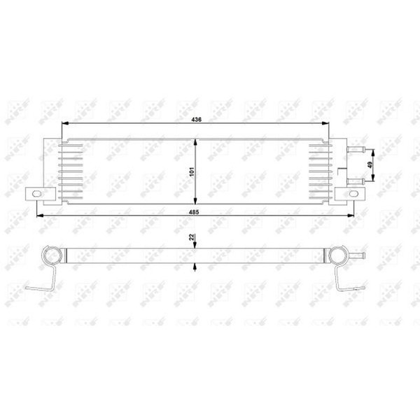 NRF 31359 KraftstoffküHler FüR Mercedes M-KLASSE W163 ML270CDI 1635000202-image