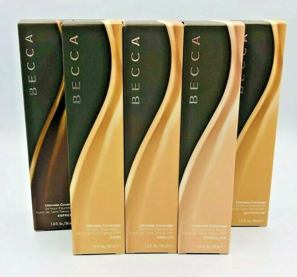 Becca Ultimate Coverage 24 Hr Foundation Choose Sand, Buff, Vanilla, Linen +more - Image 2 of 3