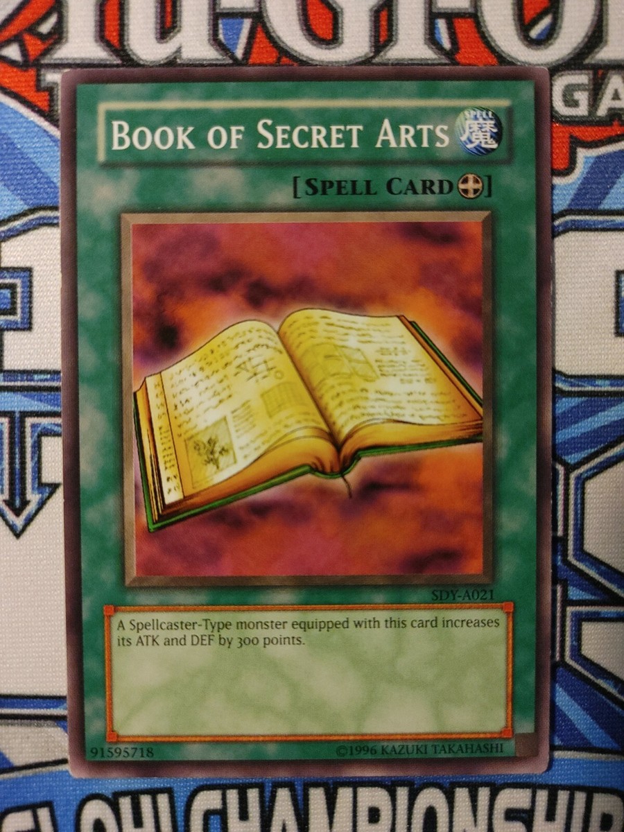 Yugioh BOOK OF SECRET ARTS (NO FEATHER MISPRINT) SDY-A021 COMMON