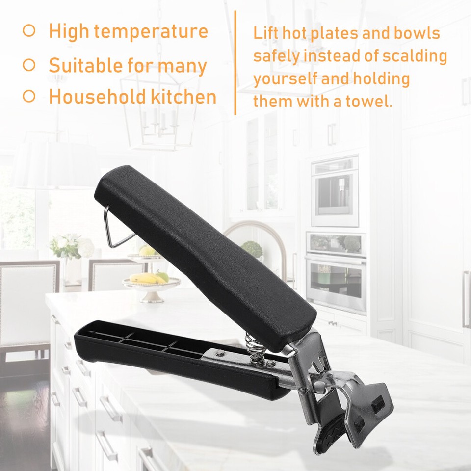 2 PCS Dish Gripper Hot Plate Picker Bowl Lifter Clamp Pan Grabber eBay