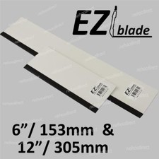 2 x EZIblade Squeegee 12"/305mm 6"/153mm - Plastic/Rubber with 3 in 1 use