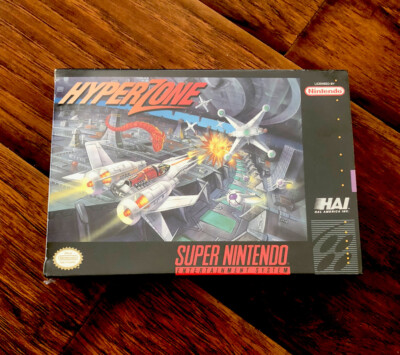 Hyper Zone Hyperzone SNES Super Nintendo Game Authentic NOS Sealed