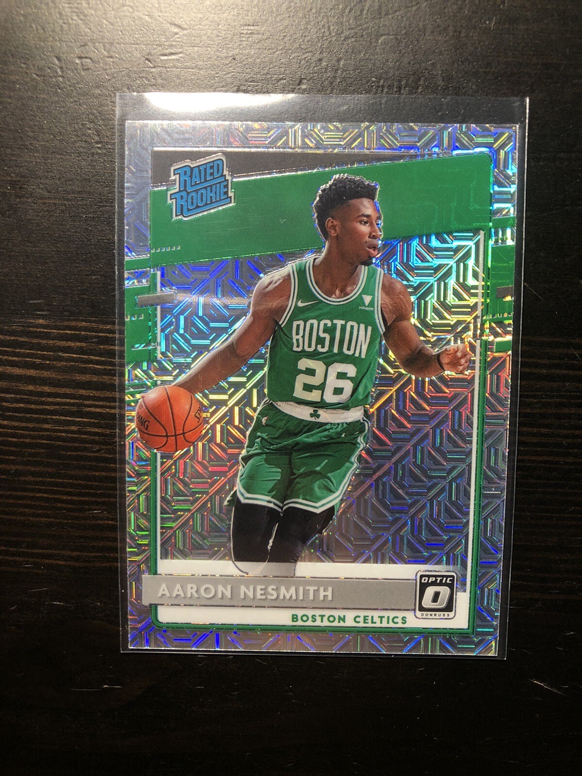 2020-21 Donruss Optic Aaron Nesmith Rated Rookie Choice Prizm #164 Celtics PWE