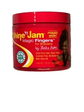16oz Shine N Jam Magic Fingers for Braiders Extra Firm Holds Control Frizz