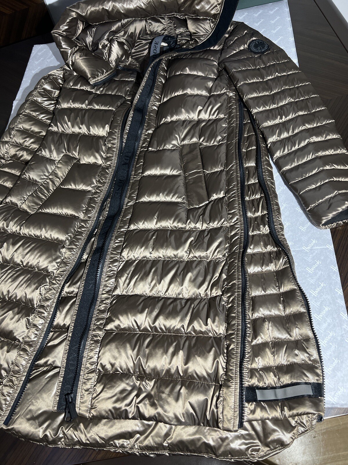 Canada Goose 100 Genuine Roxboro Coat Puffer Black Label Size XS RRP £