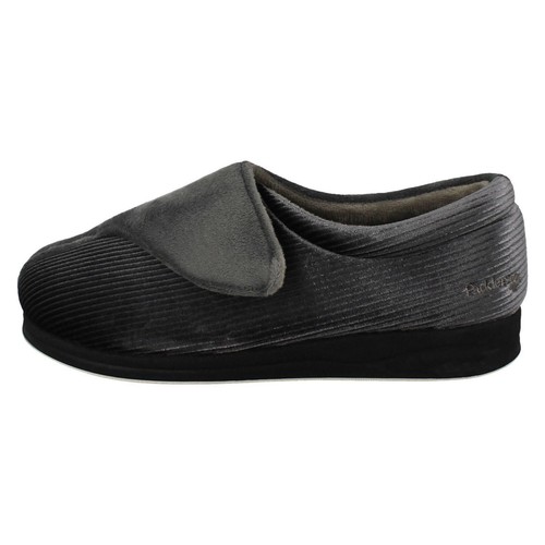Pantuflas de gancho y correa de bucle para damas almohadillas ajuste ancho EE - Imagen 91 de 98