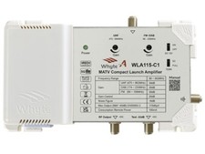 WHYTE Series A Compact MATV Launch Amplifier, 1 In UHF/VHF 1 Out 34dB 115dBµV