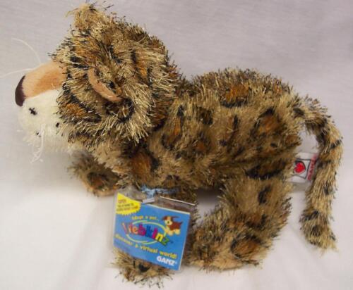 Ganz Webkinz FUZZY LEOPARD 8" Plush STUFFED ANIMAL Toy NEW - Picture 2 of 3