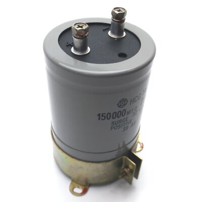 Hitachi HCG7A1E154Y Capacitor, 150000μF, 25VDC, ø2 1/2 x 4 1/2'' w/Bracket