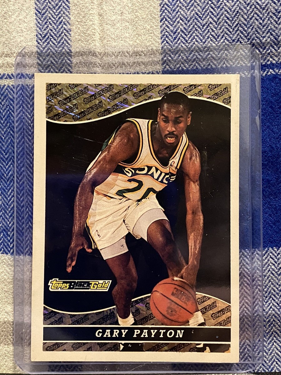 Gary Payton 93 Topps Black Gold NBA Seattle Super Sonics