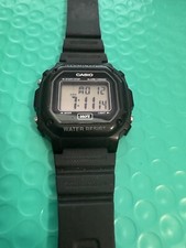 WORKING Casio F-108WH Illuminator Chronograph Watch, Resin,Alarm RUNNING