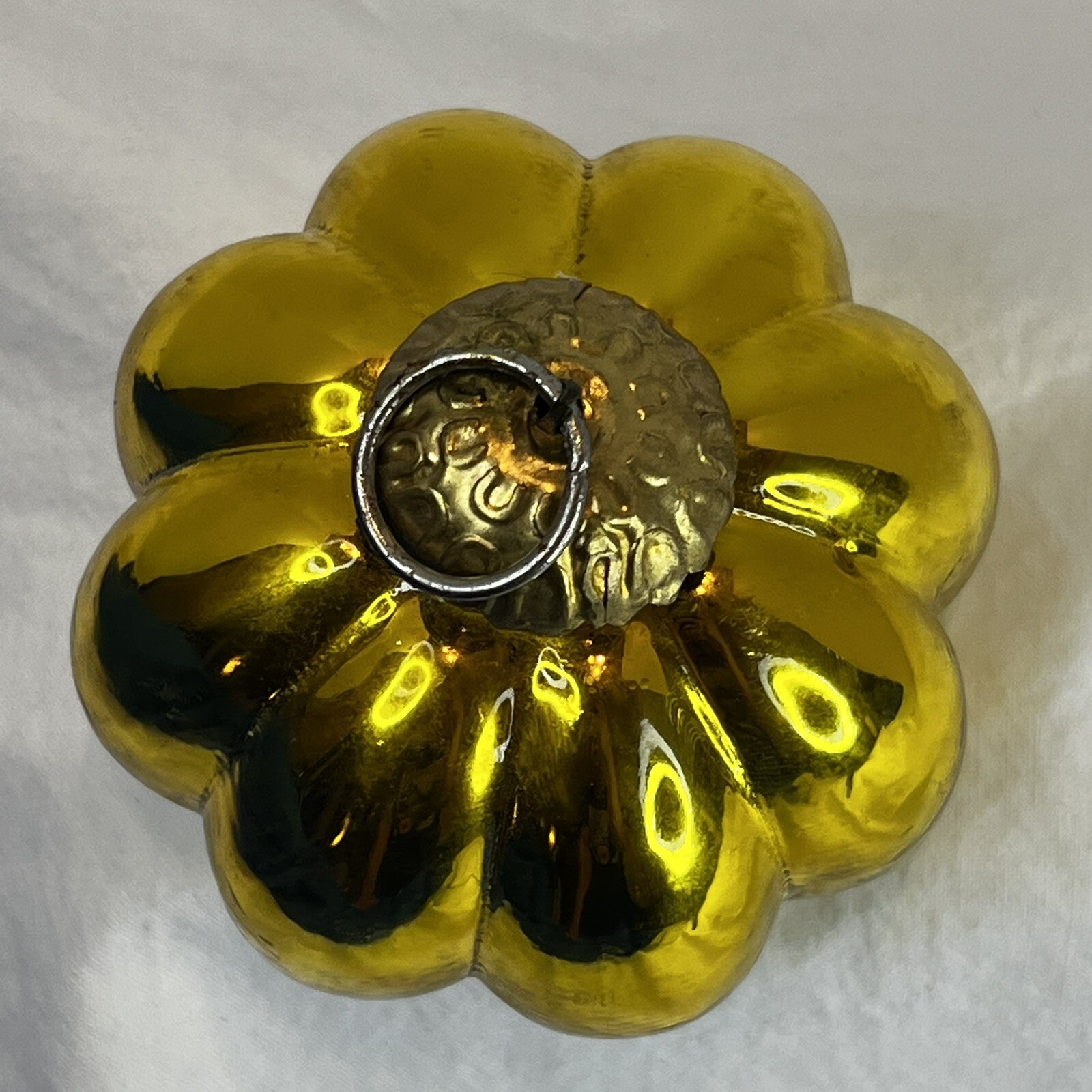 Vintage Kugel Christmas Ornament Set of 3 Red Green Gold Old World