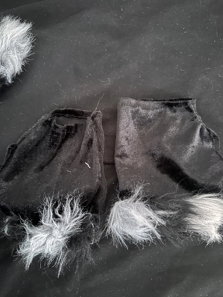 Racoon Costume 3 Pieces Halloween Costume for Girls/women - Image 3 of 4