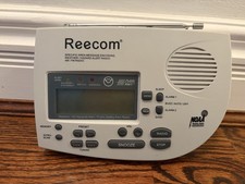 Reecom R-1650 Weather Alert Alarm Clock Radio NOAA S.A.M.E. - Working