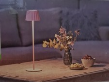 Neu!  3 in 1  Akku-Tischlampe in Pink,Touch,RGB,Farbwechsler,dimmbar,Innen+außen