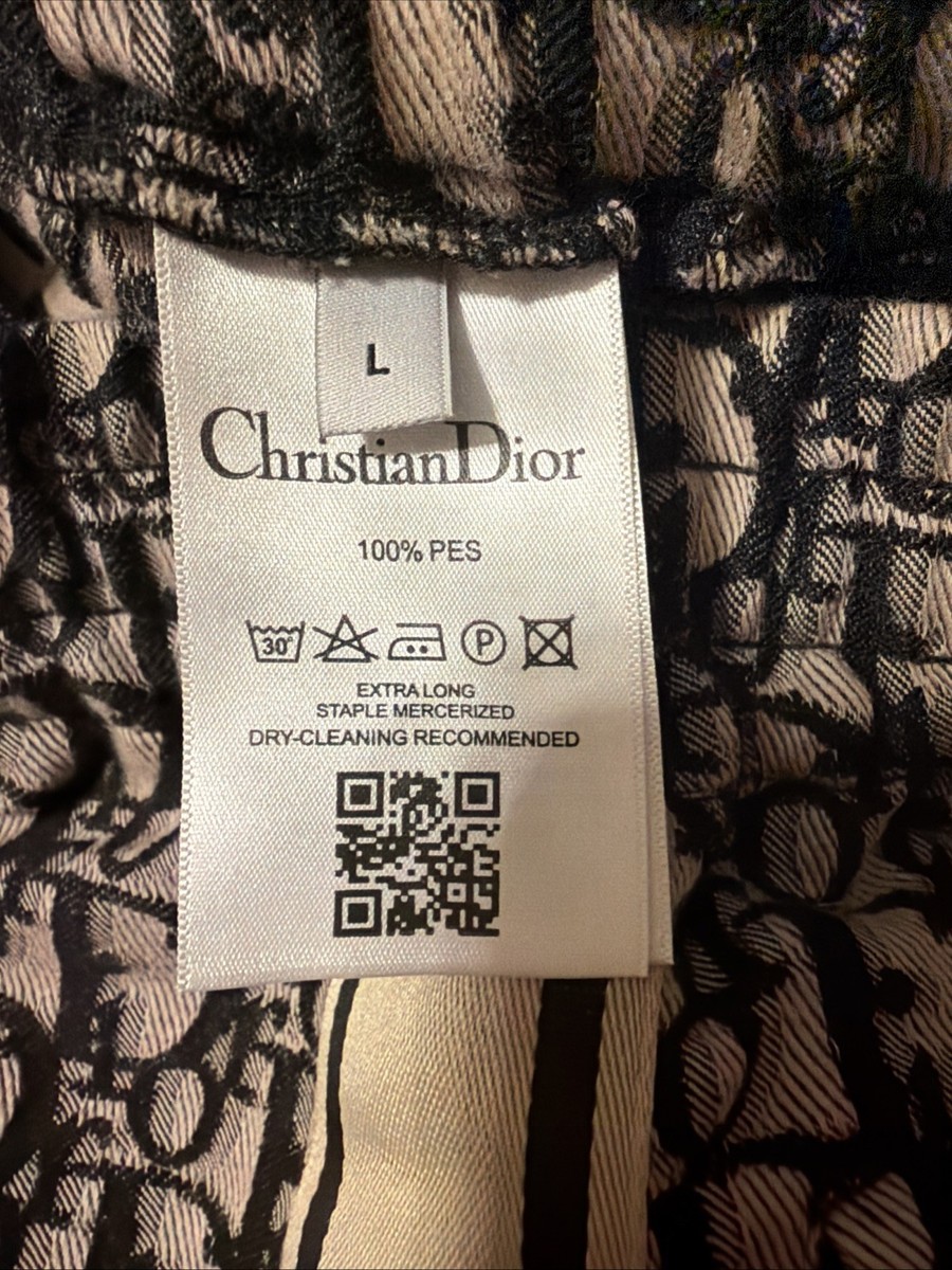 Authentic christian DIOR 23SS monogram Taffeta Jacquard Shorts tan