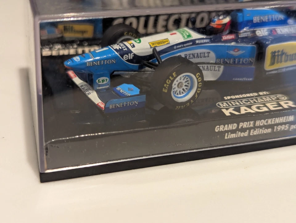1/24 MINICHAMPS 510 952401 BENETTON RENAULT B195/2 MICHAEL SCHUMACHER 1995 CHAMP - Image 3 of 4