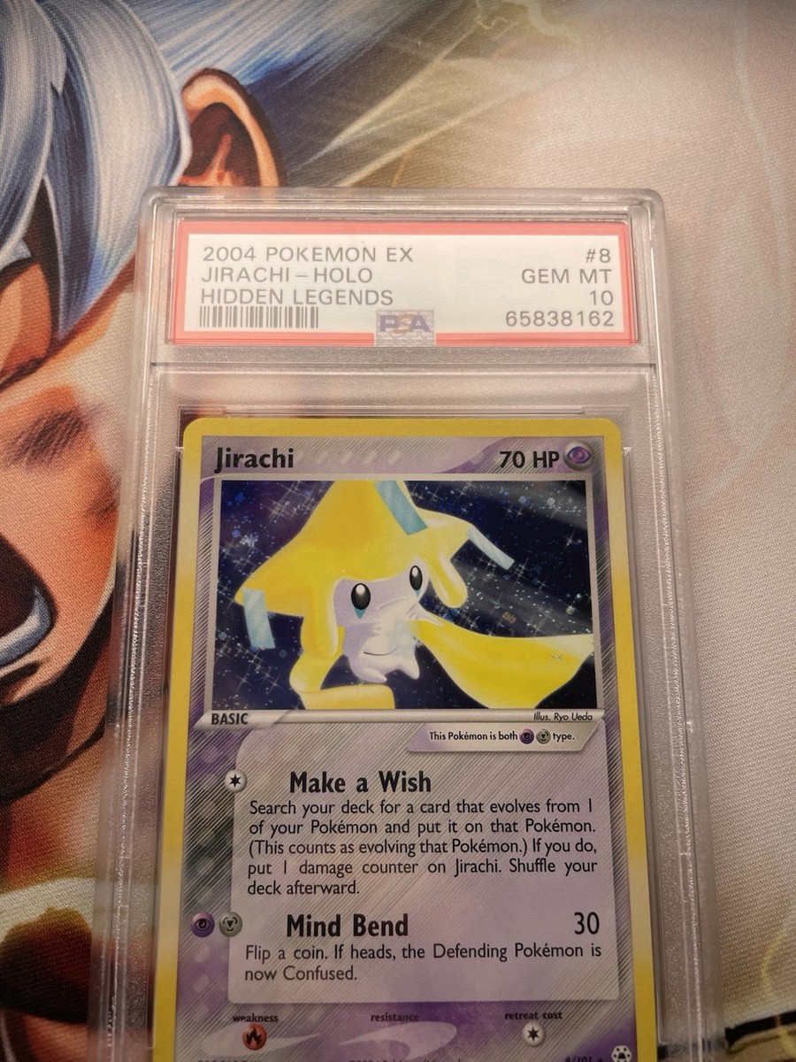 ジラーチ psa9 jirachi 2004 PSA 9 MINT Pokemon JIRACHI Holo Rare 2004 ex Hidden Legends #8/101