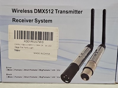 Copkim DMX512 Wireless Transmitter Receiver System Stage Par Party Light 8 PCs