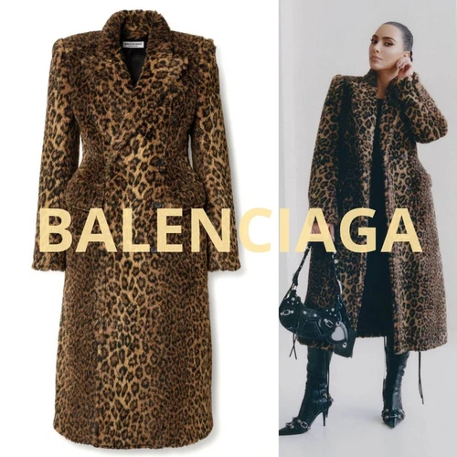 BALENCIAGA 22SS Cappotto Clessidra Autentico in Ottime Condizioni Taglia F32