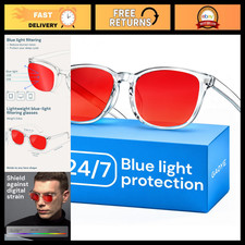 Blue Light Blocking Glasses for Computer, Anti-Fatigue, UV Protection, Stylish D