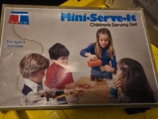 Vintage Tupperware Mini Serve It Childs Serving Set 1979 With Box