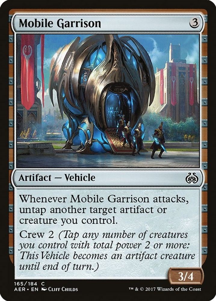 2017 Magic: The Gathering: Aether Revolt - Mobile Garrison (#165, C, Near Mint)