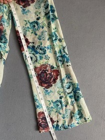 For Love & Lemons Skivvies Naughty Robe Floral OS Cover Up Light Airy Bell Sleev