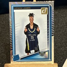 Aziaha James Rated Rookie Silver Holo 2025 Donruss WNBA - #95 Dallas Wings RC🔥
