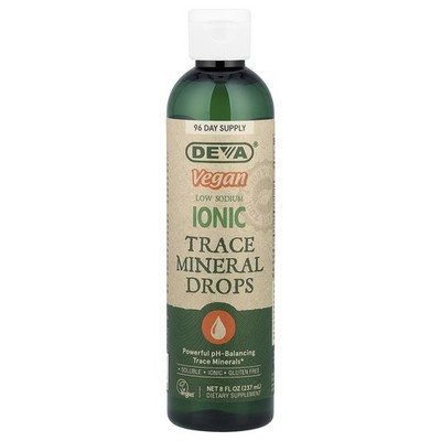 Vegan Low Sodium Ionic Trace Mineral Drops , 8 fl oz (237 ml)