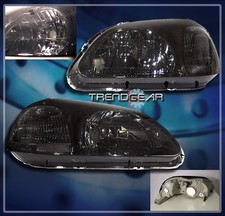 1996 1997 1998 Honda Civic 234dr Crystal Headlights Jdm Smoke Ek Si Front Lamp