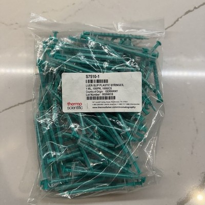 Thermo Scientific S7510-1 Luer Slip Syringes 1mL Lot (Approx 100+) Lab Use 
