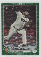 2022 Topps Series 2 Green Foilboard 393/499 Kervin Castro #413 0c2