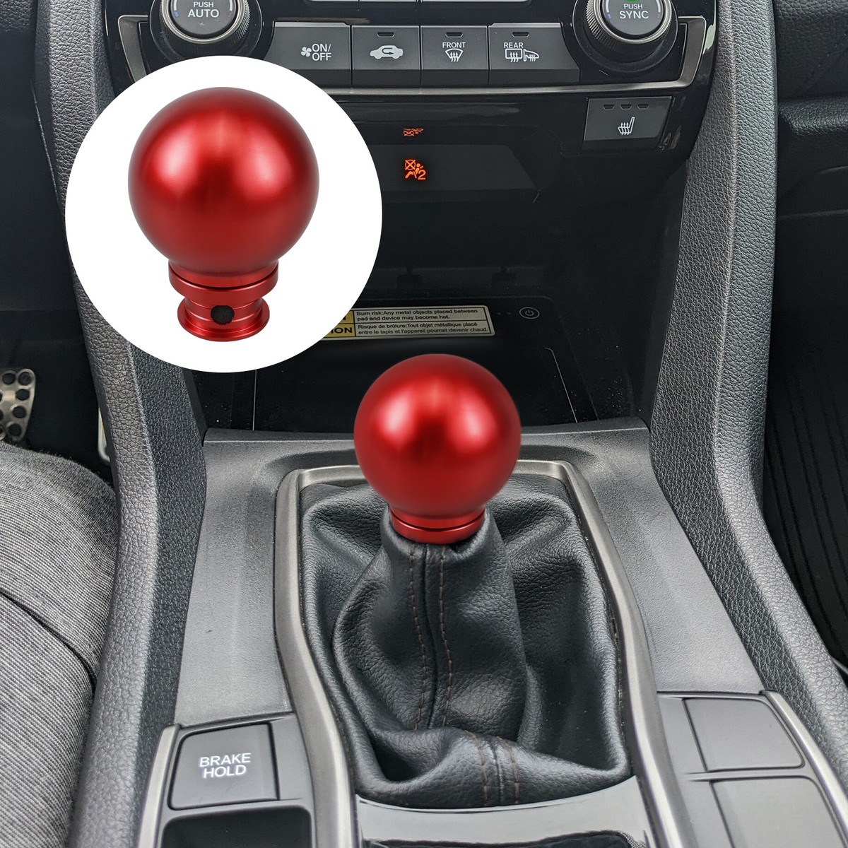 Shift Knob Kit M10x1.5 For Honda Civic Si Type R Accord Element