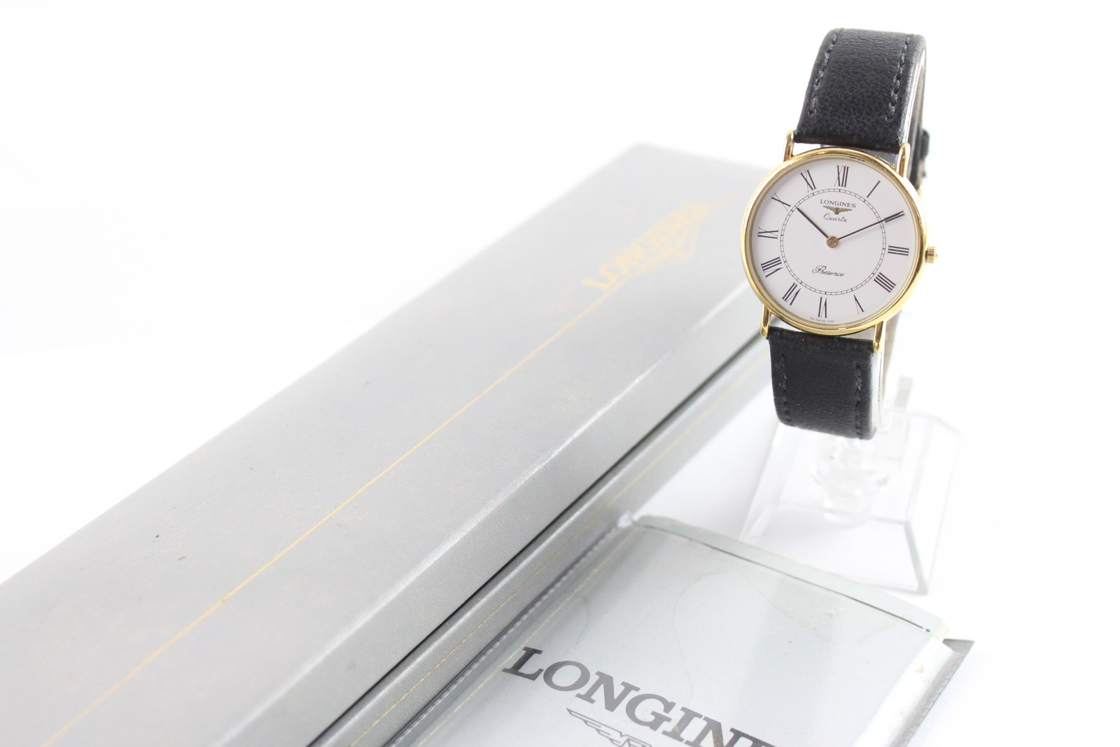Longines Tone Quartz Presence Dress Vintage Gold Watch WORKING - vintagewatches.pk