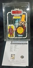 Star Wars 1980 Snaggletooth CAS Graded 80 w  certificate  Clear Bubble  MOC