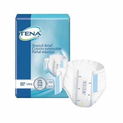 Unisex Adult Incontinence Brief TENA  Stretch Ultra Tab