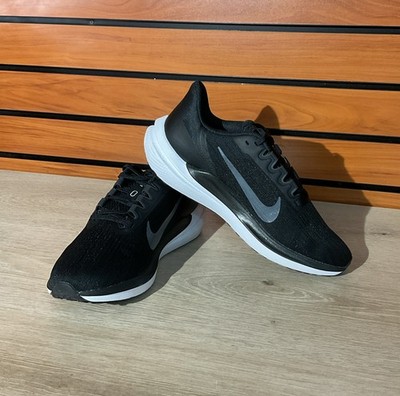 Nike Air Winflo 9 Women's Running Shoes Black White Grey Size 5 DD8686 001