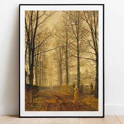 John Atkinson Grimshaw  Three Hundred Years Ago  Giclée Druck Kunstdruck