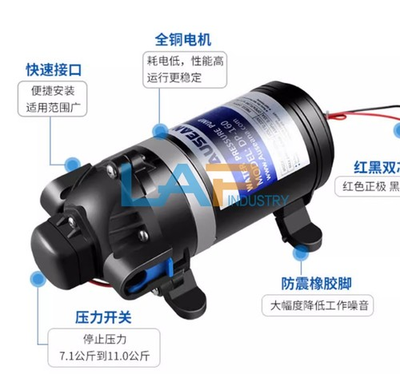 #ad 1PCS New Fit For DP 160 1202 12V Washer Pressurized Water Pump Diaphragm Pump $449.15