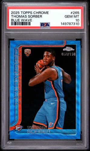 2025 Topps Thomas Sorber Base (PSA 10)