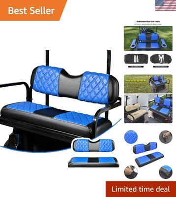 Golf Cart Seat Covers Fit Club Car Precedent/DS/EZGO RXV/TXT/Yamaha Drive Aft...
