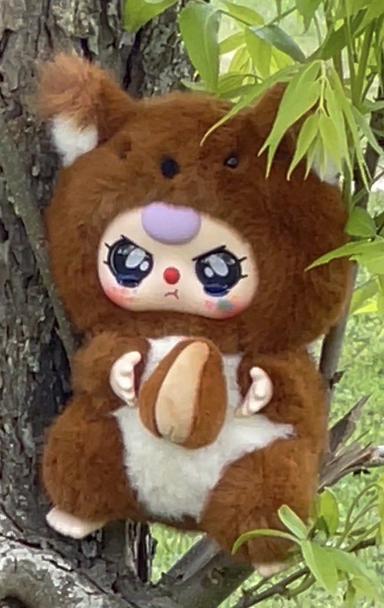 Baby Three 400% V3 Squirrel Plush Crying Eyes | eBay