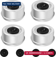 4pcs 2.72 Trailer Hub Cap Wheel Bearing Caps For Trailers Axle Dust Cap With 8