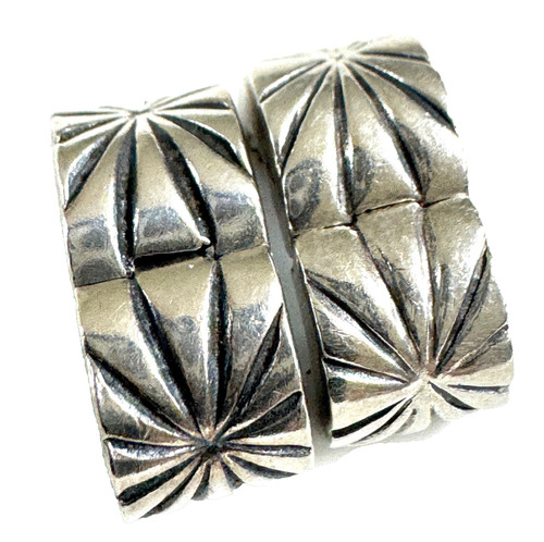 (PAIR) Authentic Pandora Retired Sterling Silver Sunburst Clip - 790210