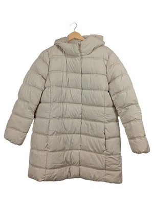 OYANDA Doudoune Femme Beige Matelassée avec Capuche (EU 46, 3XL) - Photo 1/3