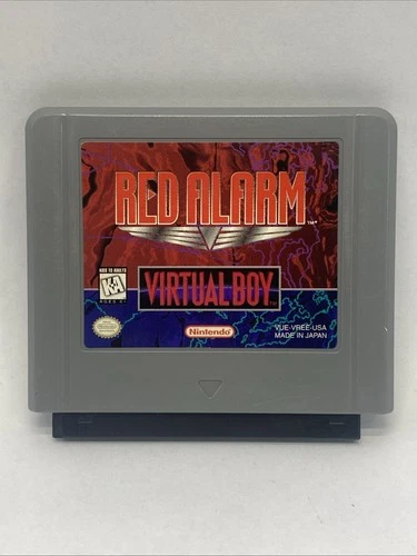 Red Alarm (Nintendo Virtual Boy, 1995) Cartridge Game Authentic