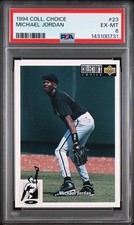 1994 COLLECTOR'S CHOICE #23 MICHAEL JORDAN PSA 6