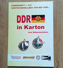 Mitteldeutscher Kartonmodell-Verlag DDR in Ka...